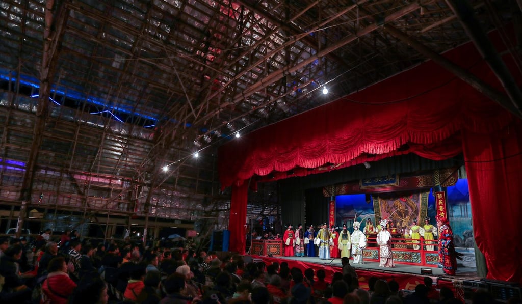 A Chinese opera performance in Shek O during one of the traditional Chinese festivals. Photo: Nora Tam