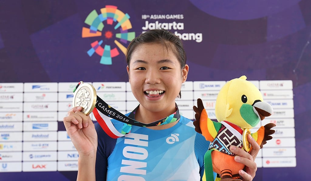 Cyclist Leung Wing-yee. Photo: HKSF&OC