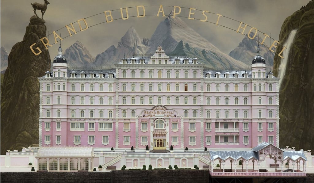 Filmmaker Wes Anderson’s fictional Grand Budapest Hotel currently has 358 reviews and a rating of 4.5 on TripAdvisor. Picture: Alamy