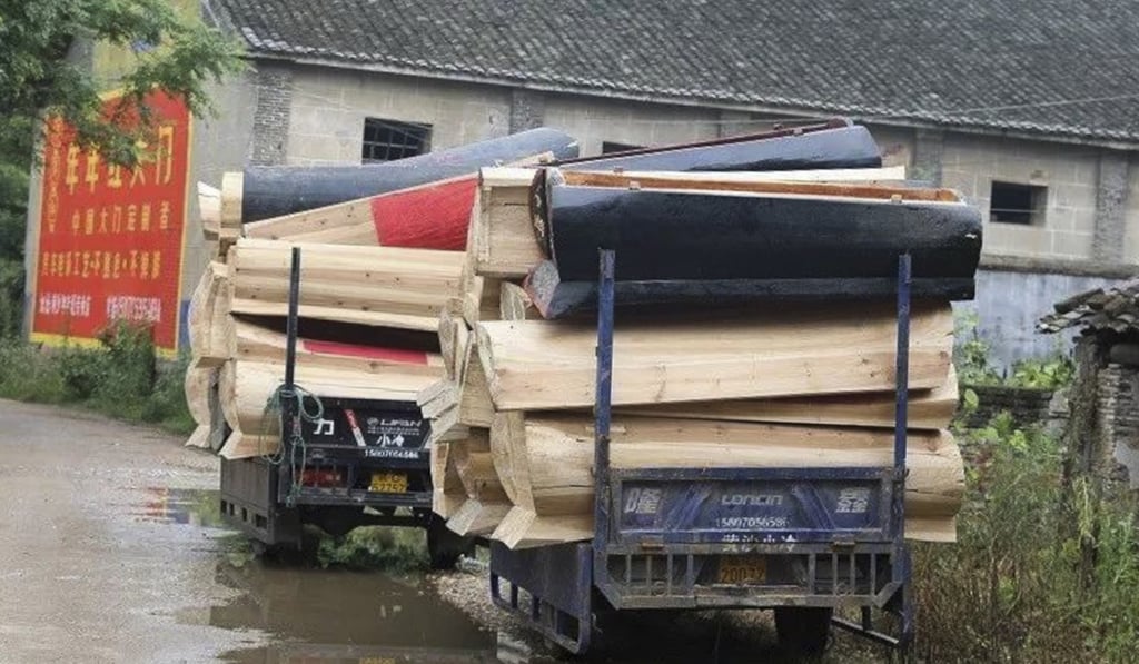 Villagers in Jiangxi have surrendered over 5,000 coffins to the provincial government. Photo: Handout