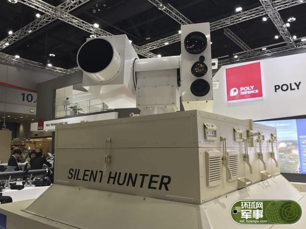Silent Hunter, a portable drone-killing laser weapon, is said to have a firing range of up to 4km. Photo: Huanqiu