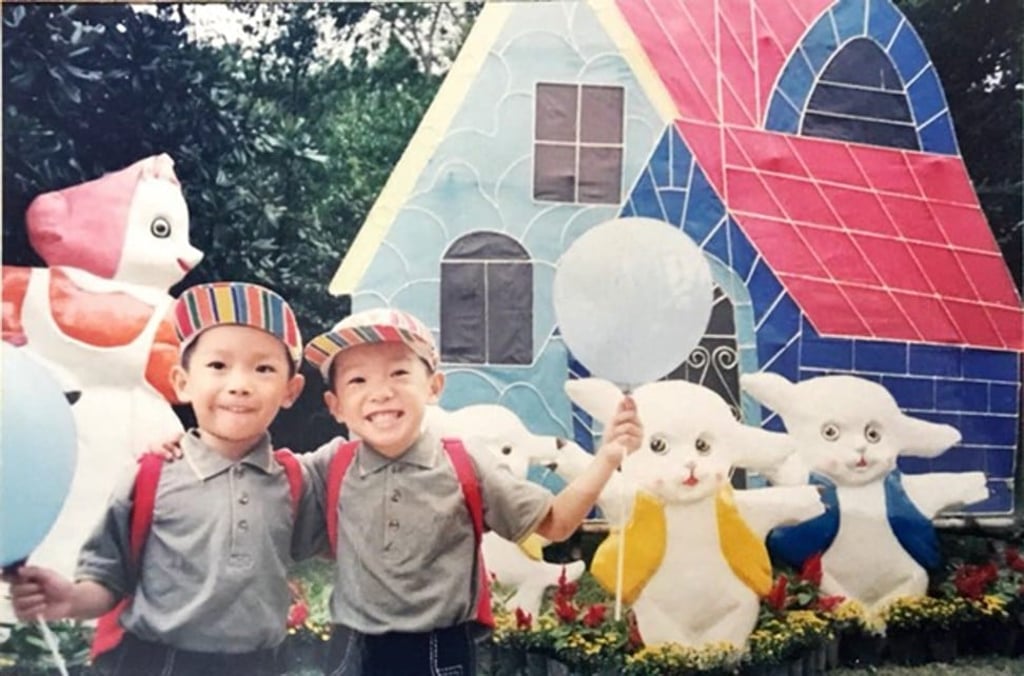 The twins studied together from a young age, but did not let competition get in the way of their relationship. Photo: Handout