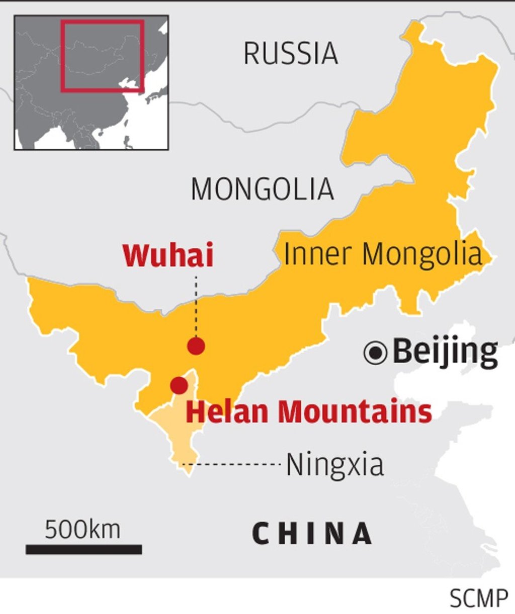 Wine regions of China.