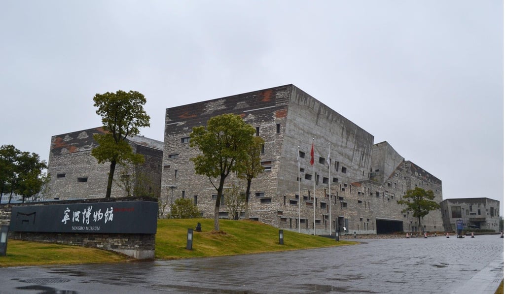 The Ningbo History Museum, designed by Amateur Architecture Studio, has soaring angular facades made out of stones, bricks and other debris – up to 1,500 years old – gathered from the ruins of nearby villages. Photo: Iwan Baan