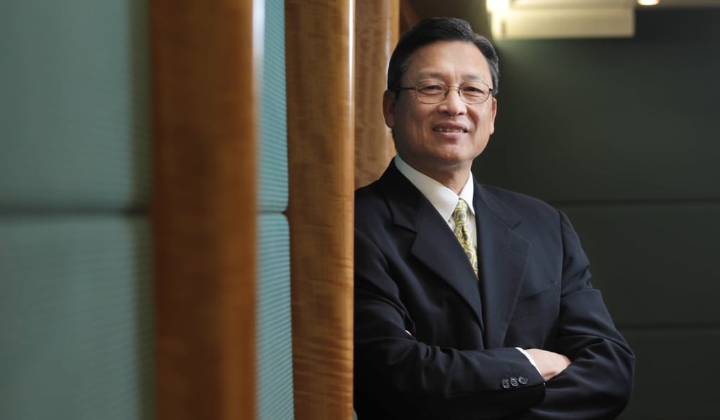 Wong Kin-yip, chairman of Midland Holdings, said Hong Kong home prices would cool down and lose growth momentum. Photo: SCMP Pictures