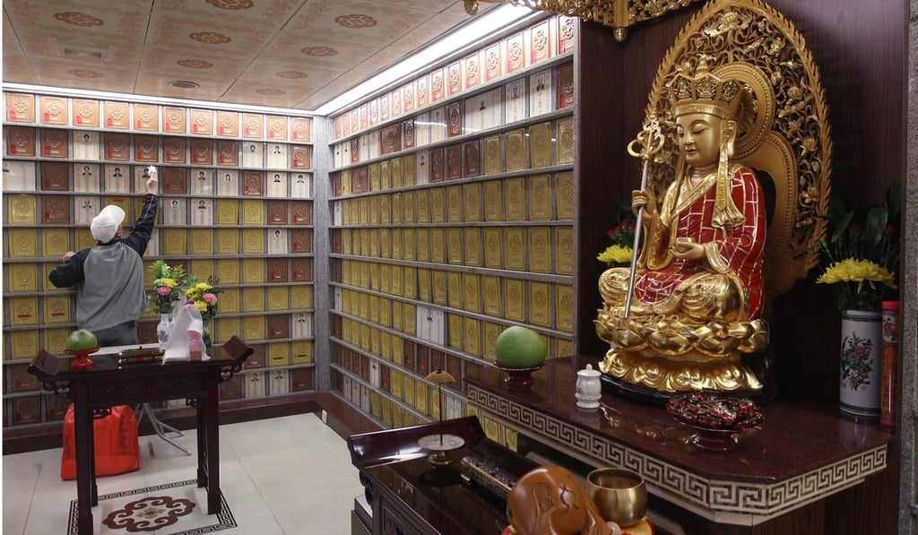 The columbarium has 3,300 niches. Photo: Sam Tsang