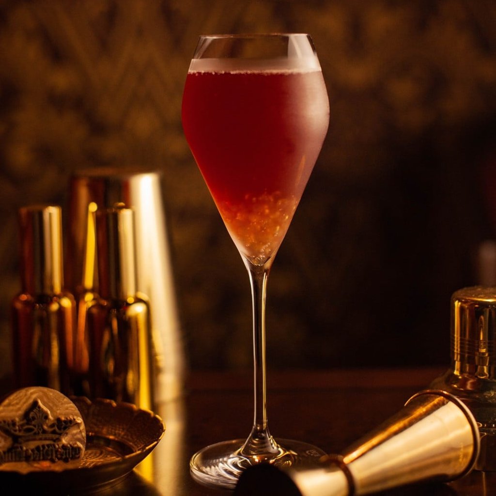 You can enjoy a spiced peach & pineapple wine reduction.