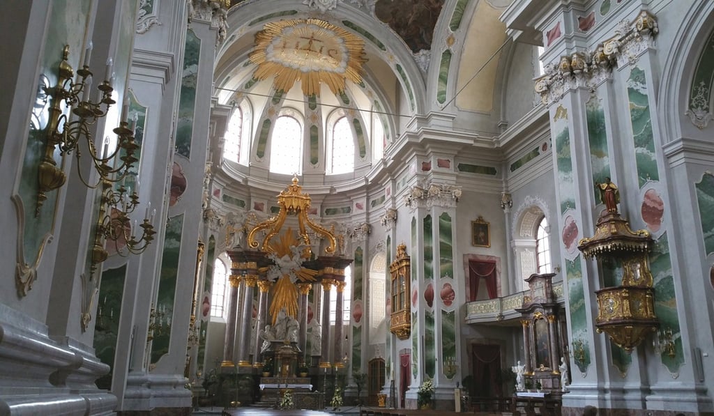 Mannheim’s baroque-style Jesuitenkirche.
