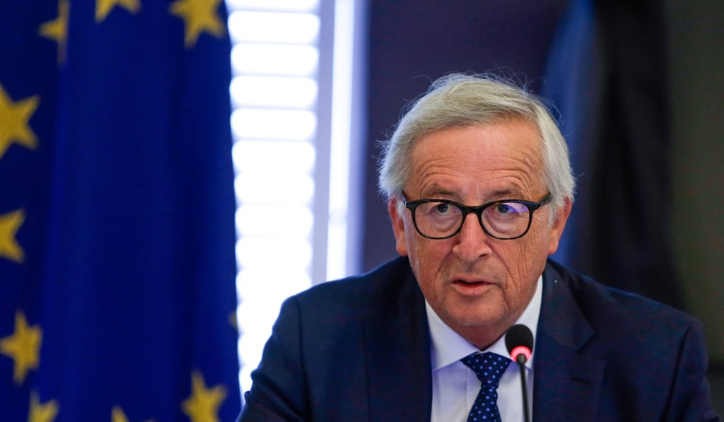 European Commission President Jean-Claude Juncker at a meeting in Genval, Belgium on August 30, 2018. Photo: Reuters