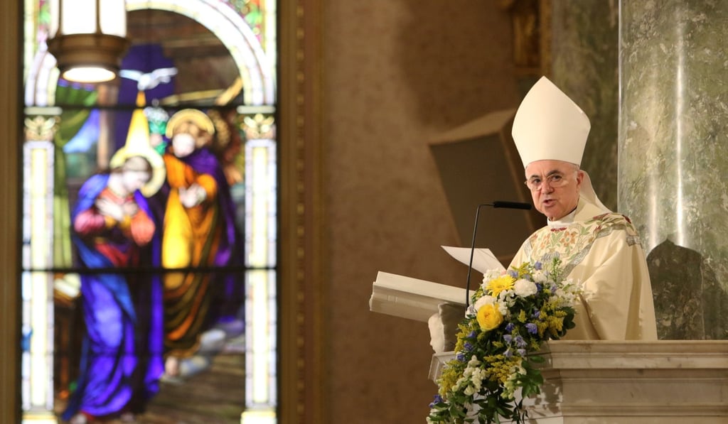Archbishop Carlo Maria Vigano has called for Pope Francis to resign. Photo: Reuters