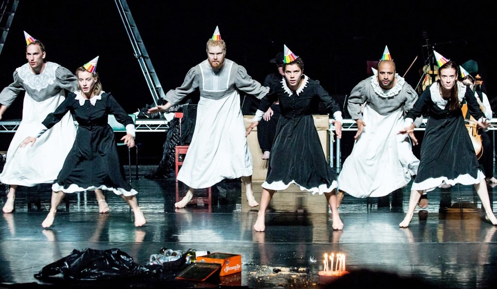 Cast members of the Irish theatre dance company Teac Damsa perform ‘Swan Lake/ Loch na hEala’, which will form part of Hong Kong’s ninth New Vision Arts Festival in November.