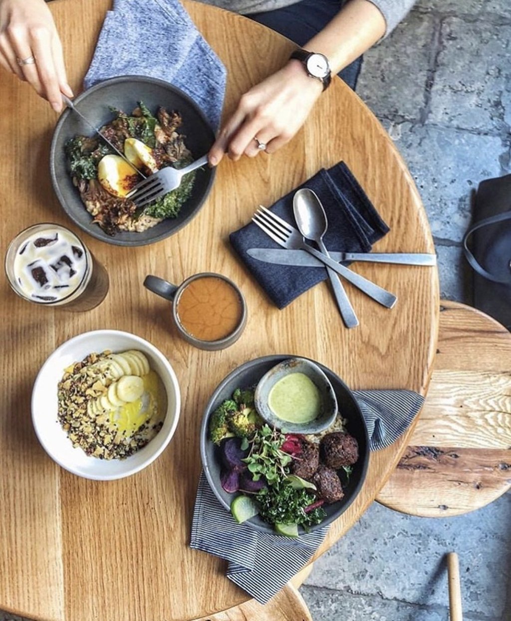 A meal at Westbourne. A meal at Westbourne.