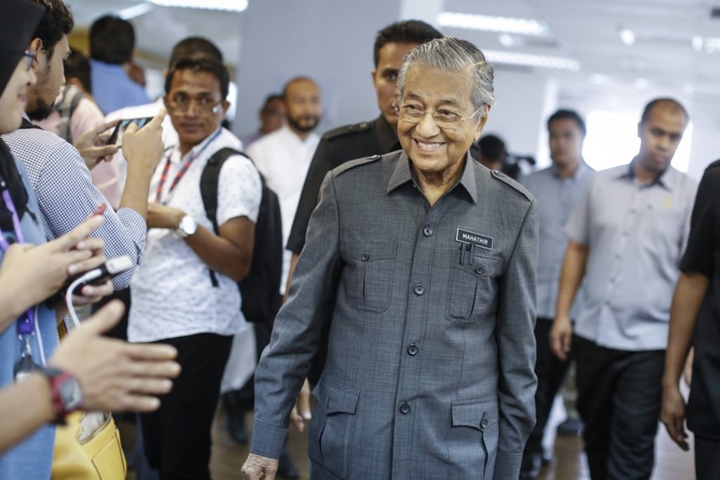 Mahathir Mohamad, Malaysia's Prime Minister, at a news conference in Petaling Jaya on May 28, 2018. Photo: Bloomberg Mahathir Mohamad, Malaysia's Prime Minister, at a news conference in Petaling Jaya on May 28, 2018. Photo: Bloomberg