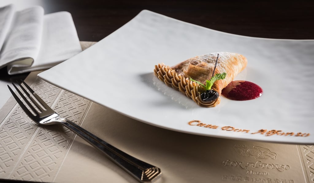 Neapolitan puff pastry at Alfonso Iaccarino’s transformed restaurant Casa Don Alfonso.