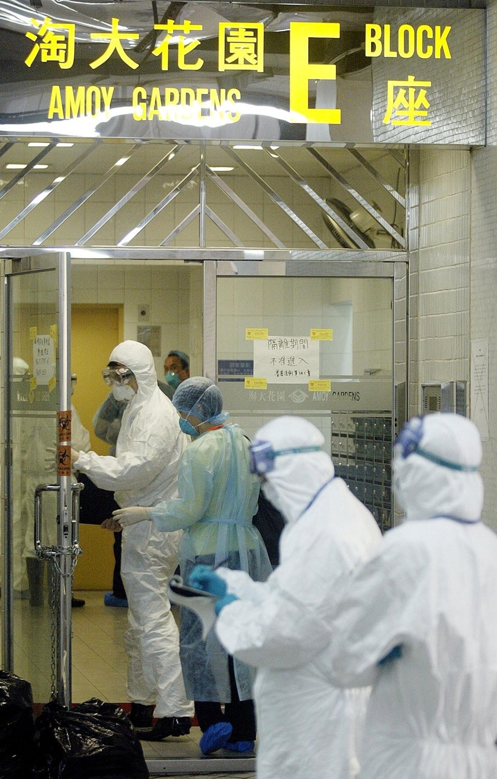 The Hong Kong government tried to roll out a controversial security law in the same year as the Sars outbreak. Photo: AFP