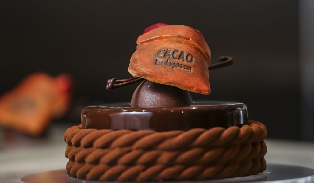 A chocolate cake at The Peninsula Hong Kong hotel in Tsim Sha Tsui. Photo: Chen Xiaomei