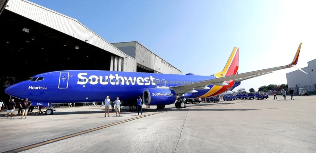 US airline Southwest does not assign seats, but charges passengers up to US$50 to board early. Photo: AP