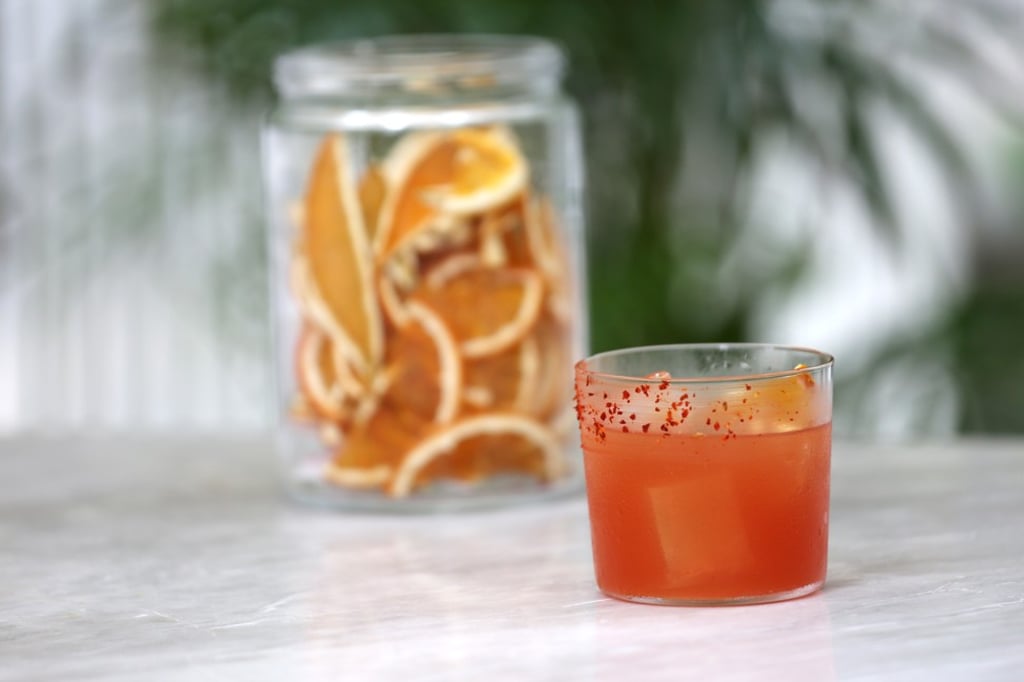 The Orange Moon at Cobo House is a kimchi-inspired cocktail made with Korean chilli infused rum, blood orange, salted cacao honey and lime soda. Photo: Chen Xiaomei