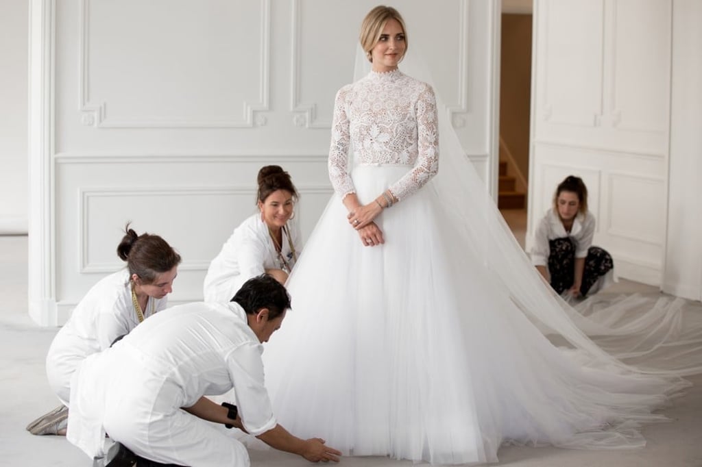 Fashion blogger Chiara Ferragni wears two luxurious Dior dresses on her wedding day South China Morning Post