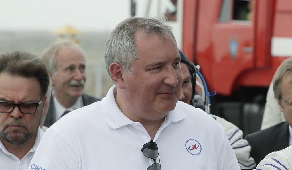Roscosmos state space corporation head Dmitry Rogozin. Photo: AP