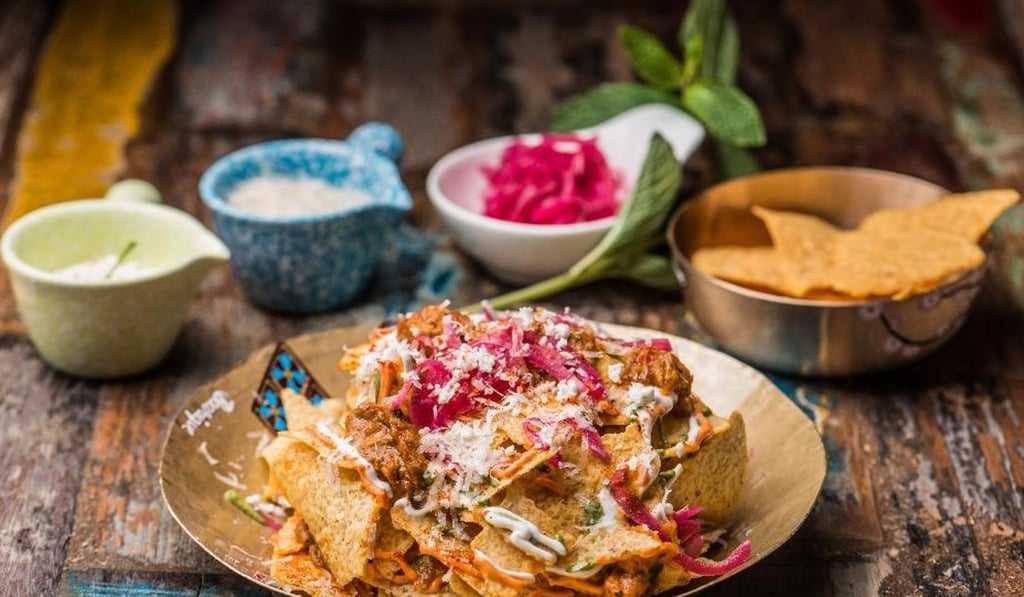 Chicken tikka nachos were tasty at Goa Nights, in Taipa, Macau.