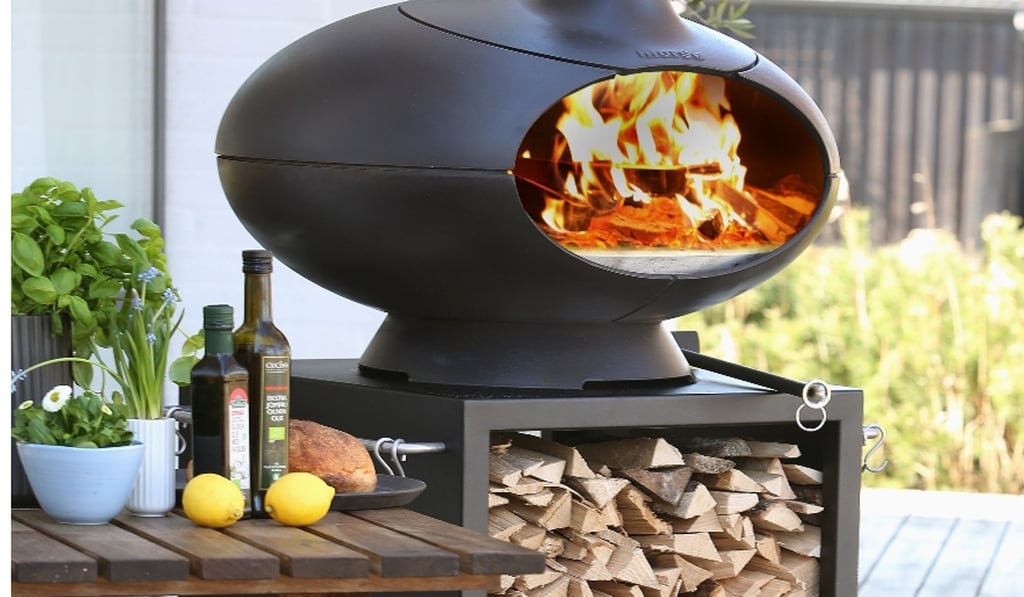 The Morsø Forno Terra grill and pizza oven – offering a movable cooking station with real-flame ambience – available from Everything Under the Sun. The Morsø Forno Terra grill and pizza oven – offering a movable cooking station with real-flame ambience – available from Everything Under the Sun.