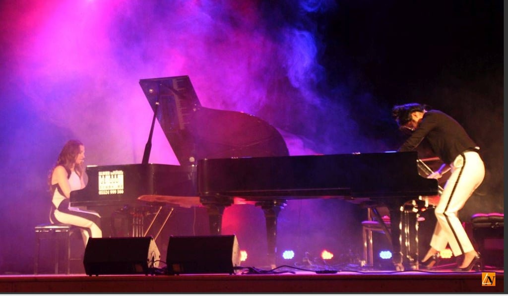 The Queenz of Piano, featuring musicians Jennifer Rüth (left) and Ming, will perform a dynamic show in Hong Kong that mixes classical, pop and rock music. The Queenz of Piano, featuring musicians Jennifer Rüth (left) and Ming, will perform a dynamic show in Hong Kong that mixes classical, pop and rock music.