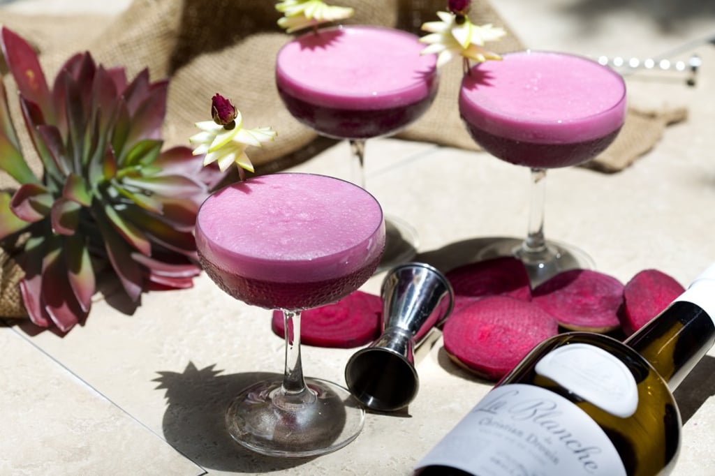 The BEDU Sour made with beetroot The BEDU Sour made with beetroot