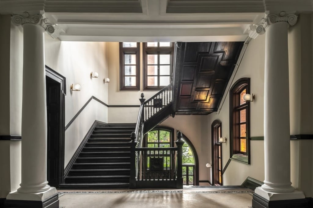 The hotel blends nature with contemporary design and heritage architecture. The hotel blends nature with contemporary design and heritage architecture.