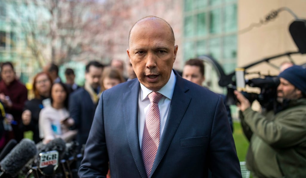 Home Affairs Minister Peter Dutton. Photo: AFP