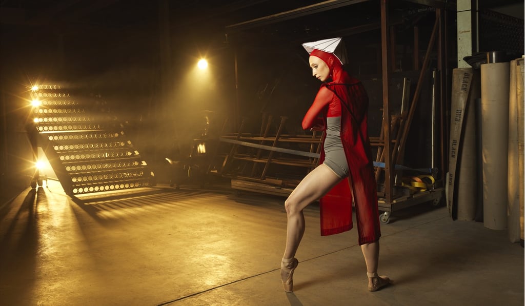 Acclaimed American choreographer Lila York has adapted Margaret Atwood’s novel The Handmaid's Tale for a performance by Canada’s Royal Winnipeg Ballet, which premiered in 2013. The 2018 production stars Alanna McAdie (pictured) as Offred. Photo: David Cooper Acclaimed American choreographer Lila York has adapted Margaret Atwood’s novel The Handmaid's Tale for a performance by Canada’s Royal Winnipeg Ballet, which premiered in 2013. The 2018 production stars Alanna McAdie (pictured) as Offred. Photo: David Cooper