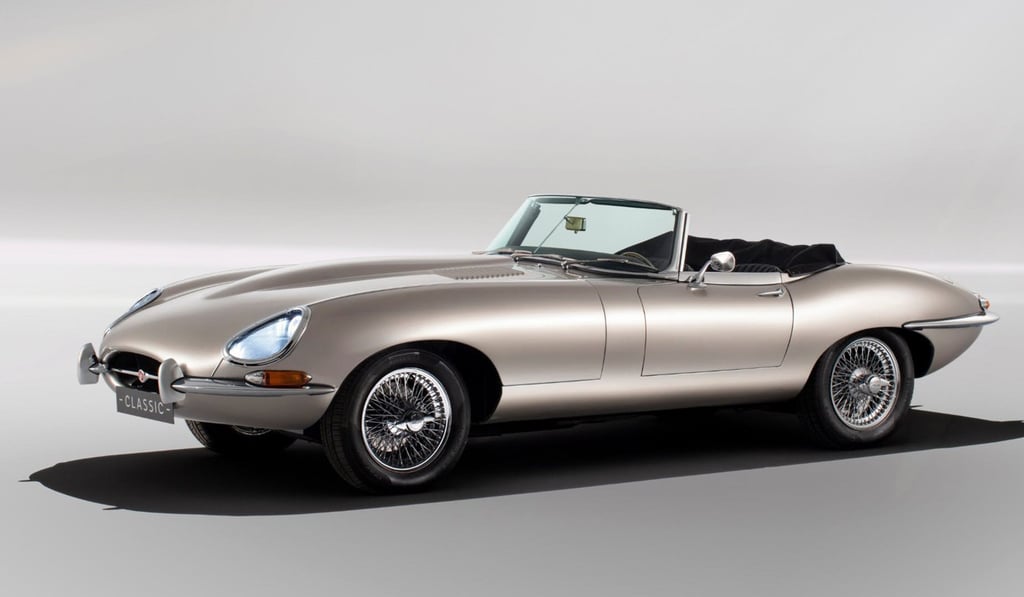 The new E-Type Zero offers a performance comparable to the 1960s original, reaching 62mph in just 5.5 seconds, and a top speed of 150mph.