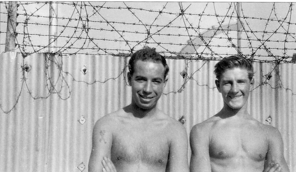 Gordon Cleaver (left) and Fleming in 1953. Picture: SCMP