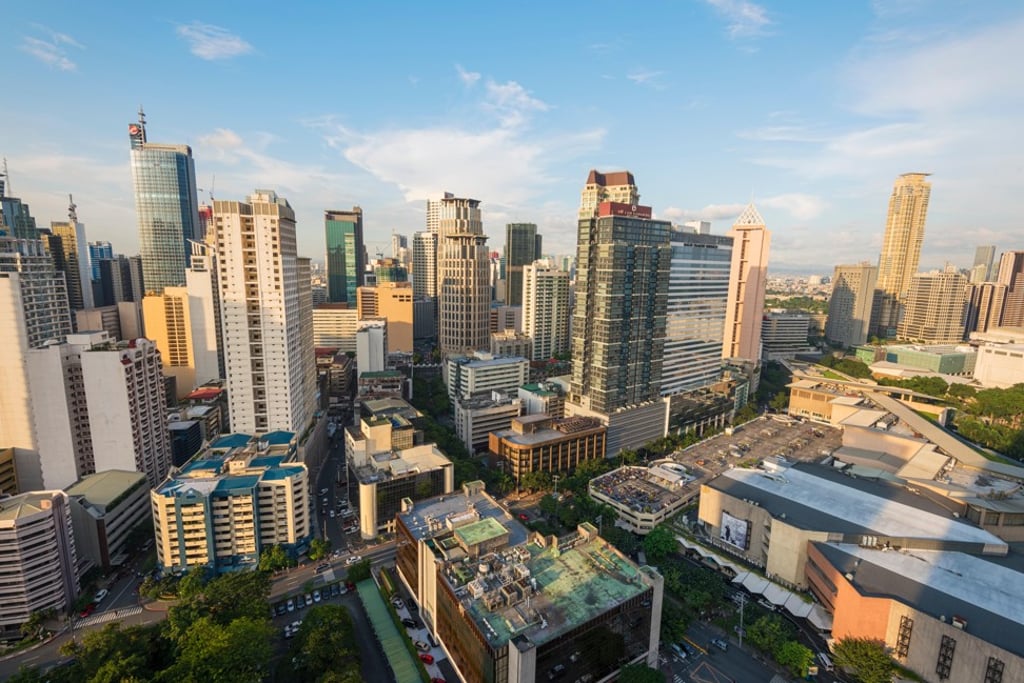 Manila’s Makati business district. Picture: Alamy