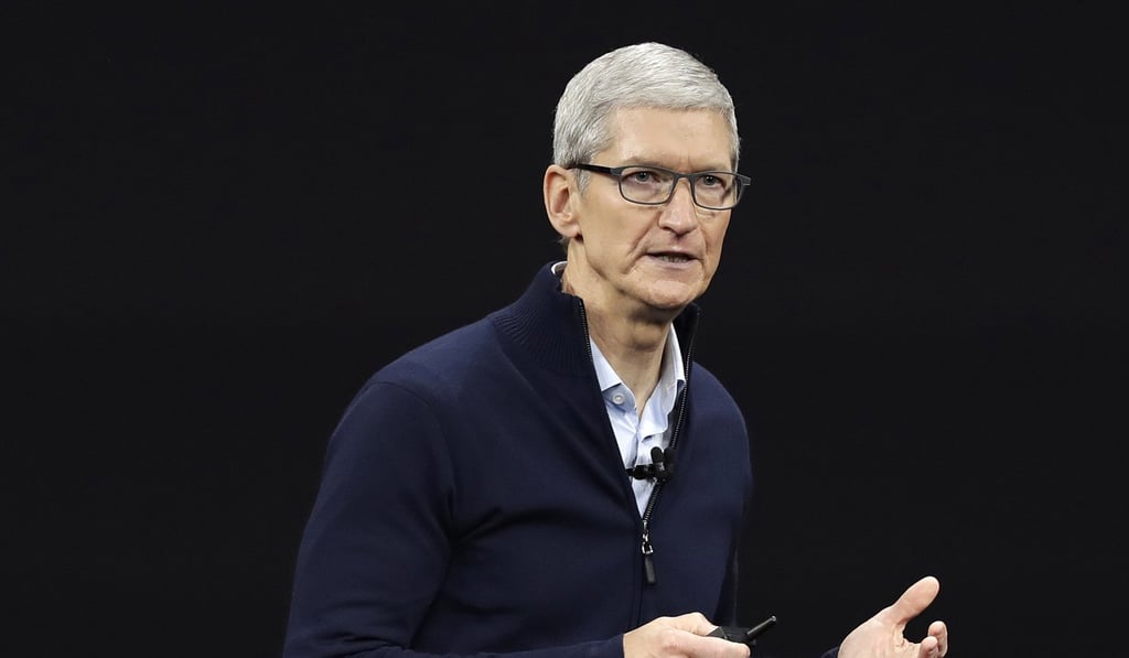 Apple Chief Executive Officer Tim Cook earlier this year said tariffs “were not the right approach.” Photo: AP