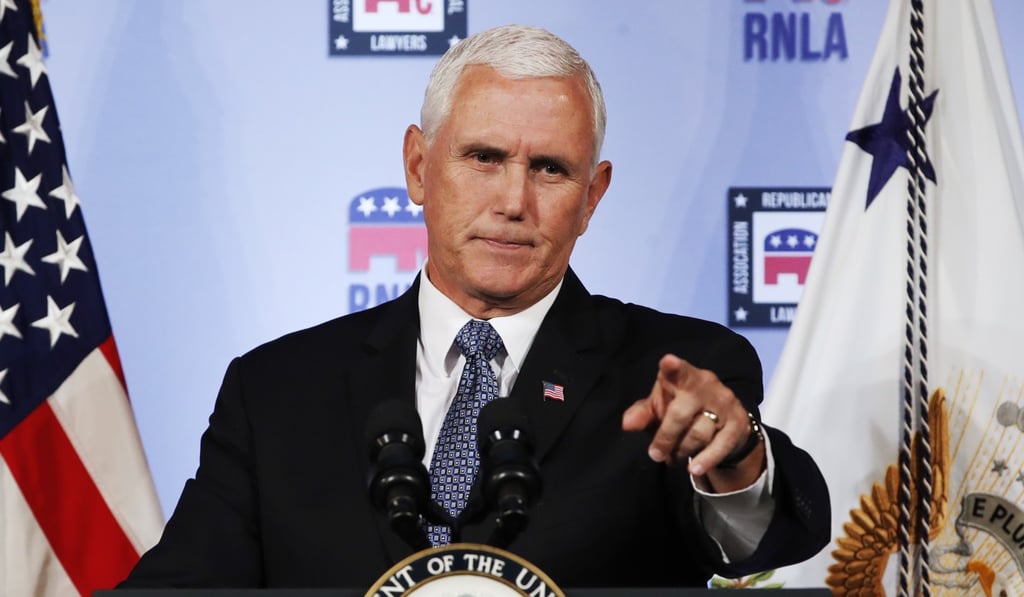 Vice-President Mike Pence denies engaging in any discussion about invoking the 25th Amendment to eject Trump from office. Photo: AP