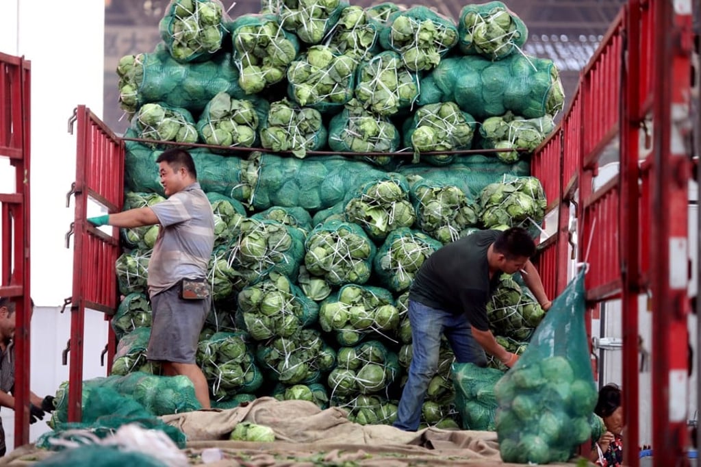 Food prices were the main driver of the rise in China’s consumer price index in August. Photo: Simon Song