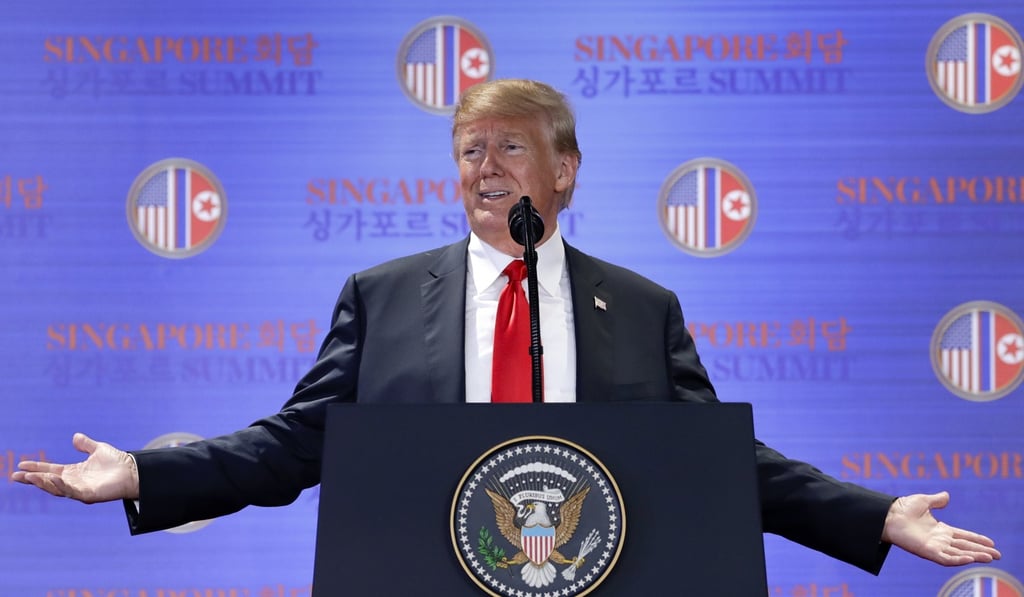 Trump is portrayed as uninformed and impulsive to the point of recklessness in Woodward’s book Fear. Photo: AP Trump is portrayed as uninformed and impulsive to the point of recklessness in Woodward’s book Fear. Photo: AP