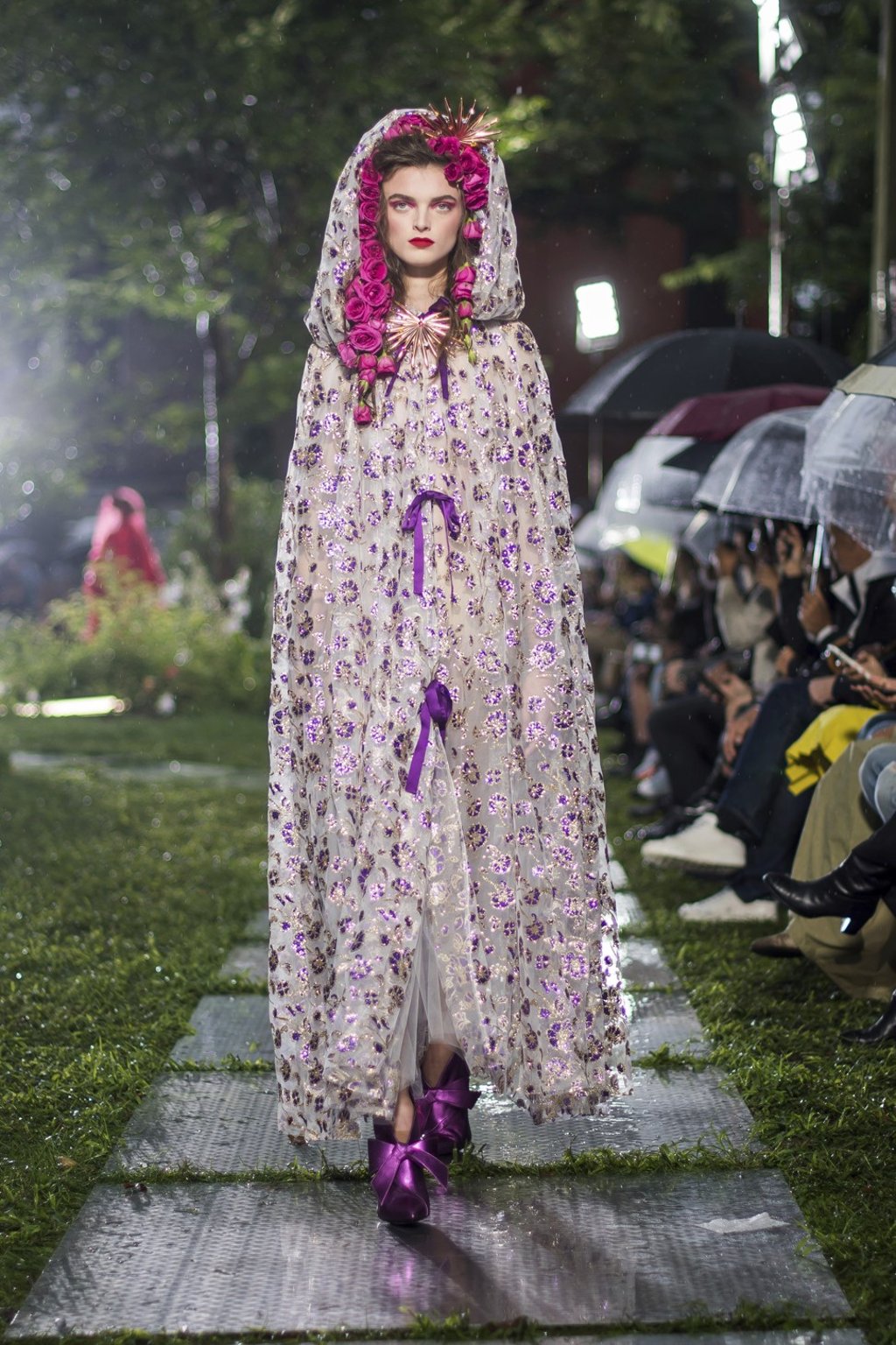 Rodarte captivates rainy New York Fashion Week with romantic