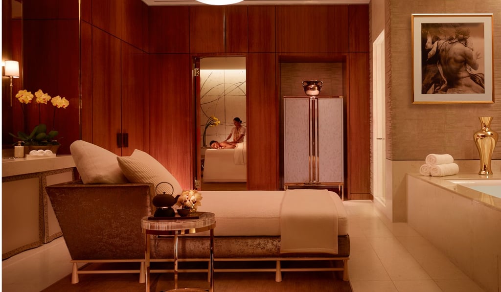 A private suite in The Spa at Wynn Palace, in Macau.