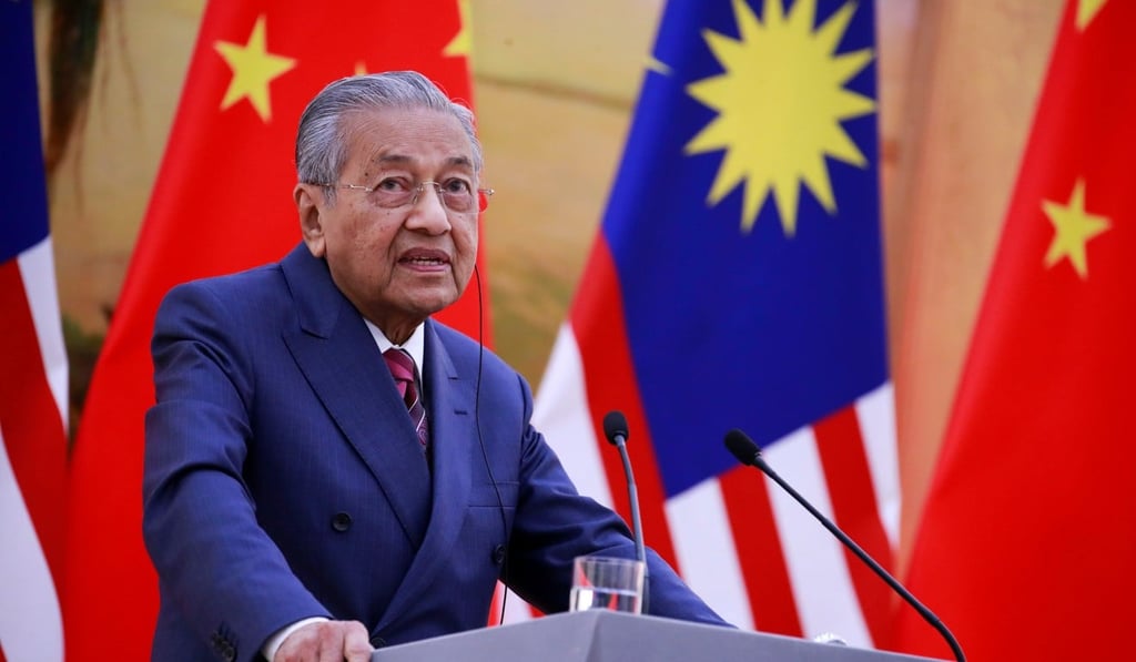 Malaysian Prime Minister Mahathir Mohamad in Beijing. Photo: Reuters