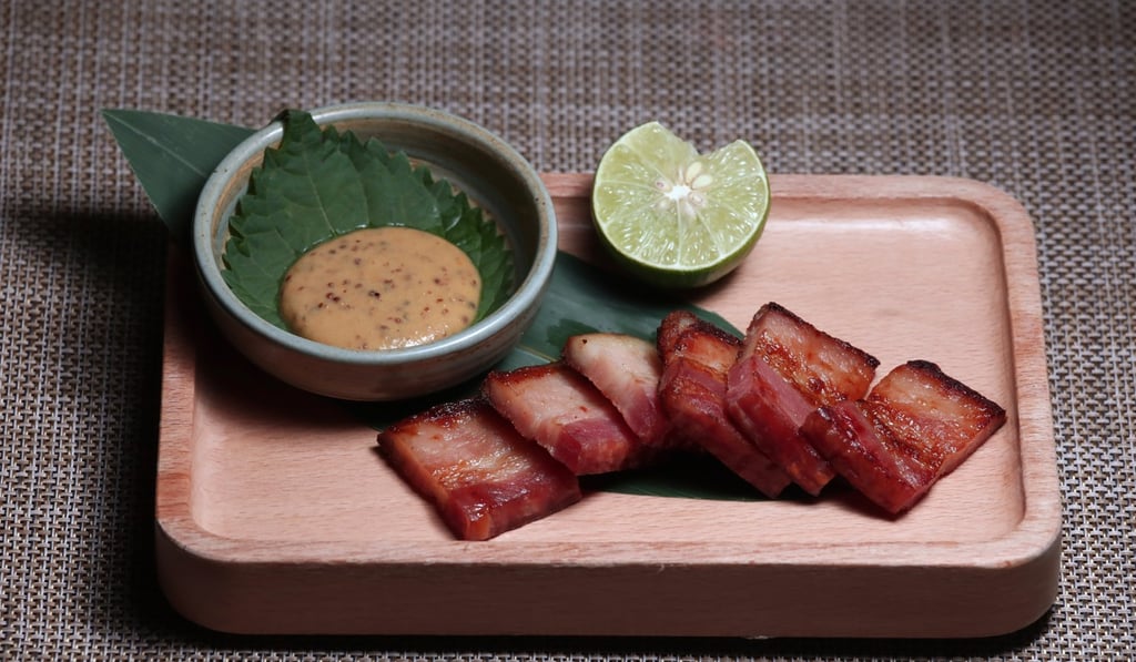 Smoked pork flank. Photo: Jonathan Wong