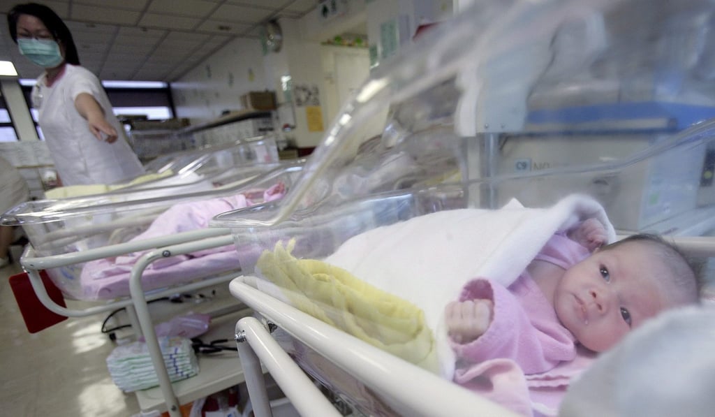The special care infant ward at Queen Elizabeth Hospital in January 2007. Hong Kong is facing a low birth rate and an ageing society. Photo: EPA