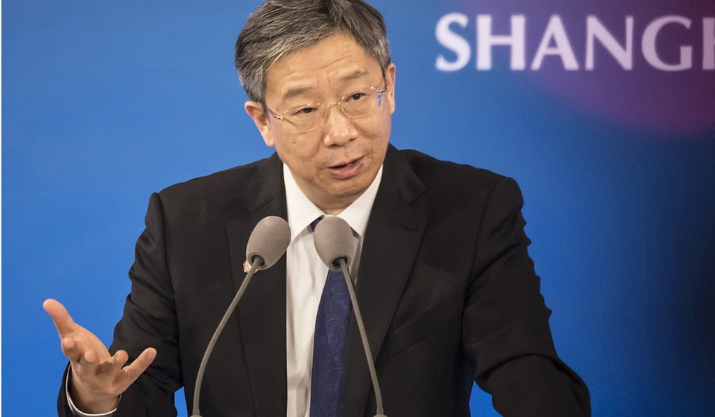 Central bank governor Yi Gang will also attend the meeting. Photo: Bloomberg