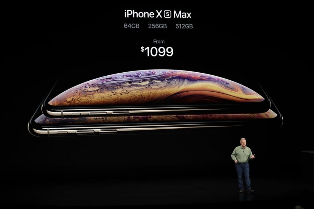 The iPhone Xs Max will cost about US$1,100, making it the most expensive iPhone. Photo: Marcio Jose Sanchez/AP