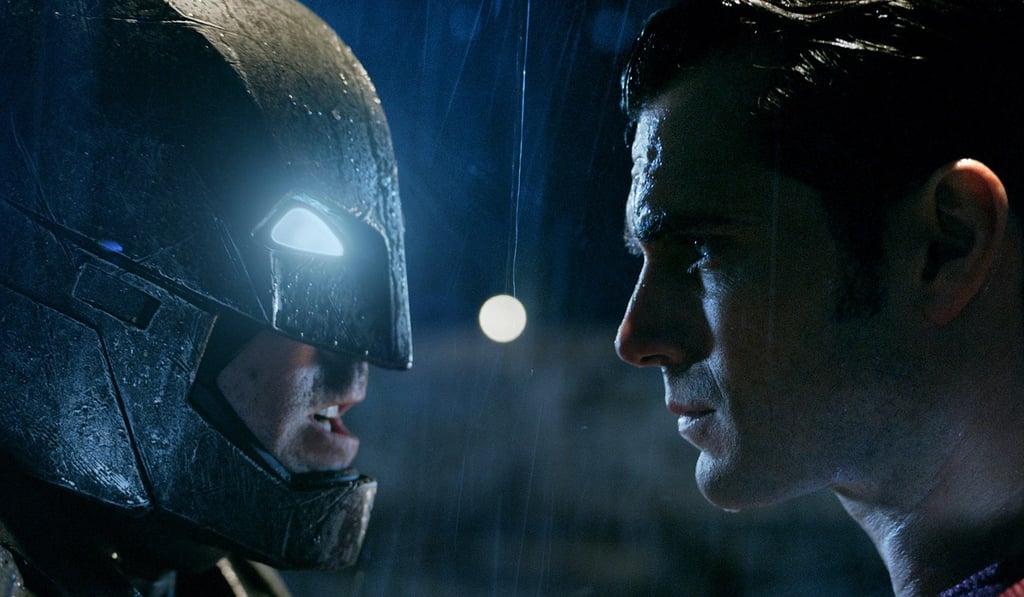 Ben Affleck as Batman (left) and Henry Cavill as Superman in Batman v Superman: Dawn of Justice. Photo: Warner Bros