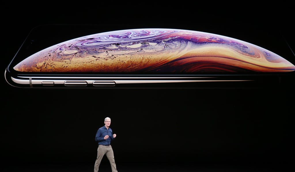 Tim Cook introduced Apple's latest iPhone models on Wednesday at the company’s headquarters in Cupertino, California. Photo: TNS Tim Cook introduced Apple's latest iPhone models on Wednesday at the company’s headquarters in Cupertino, California. Photo: TNS