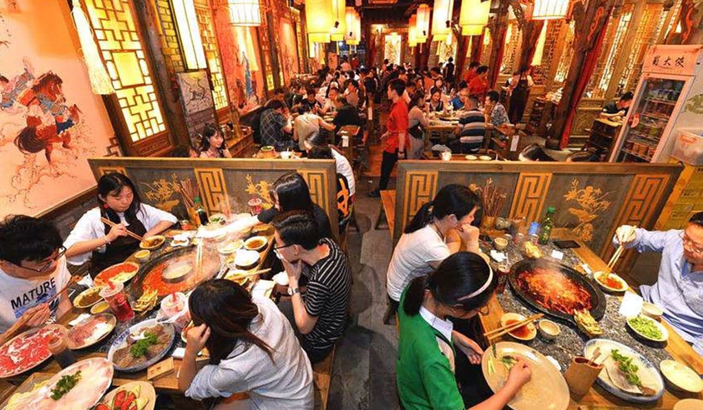 Chengdu hotpot is an important part of the social lifestyle of Sichuan's capital, and while its flavours have the same spicy-numbing qualities of neighbouring Chongqing’s dish, some say the Chengdu version is a bit lighter on peppers. Photo: IC Chengdu hotpot is an important part of the social lifestyle of Sichuan's capital, and while its flavours have the same spicy-numbing qualities of neighbouring Chongqing’s dish, some say the Chengdu version is a bit lighter on peppers. Photo: IC