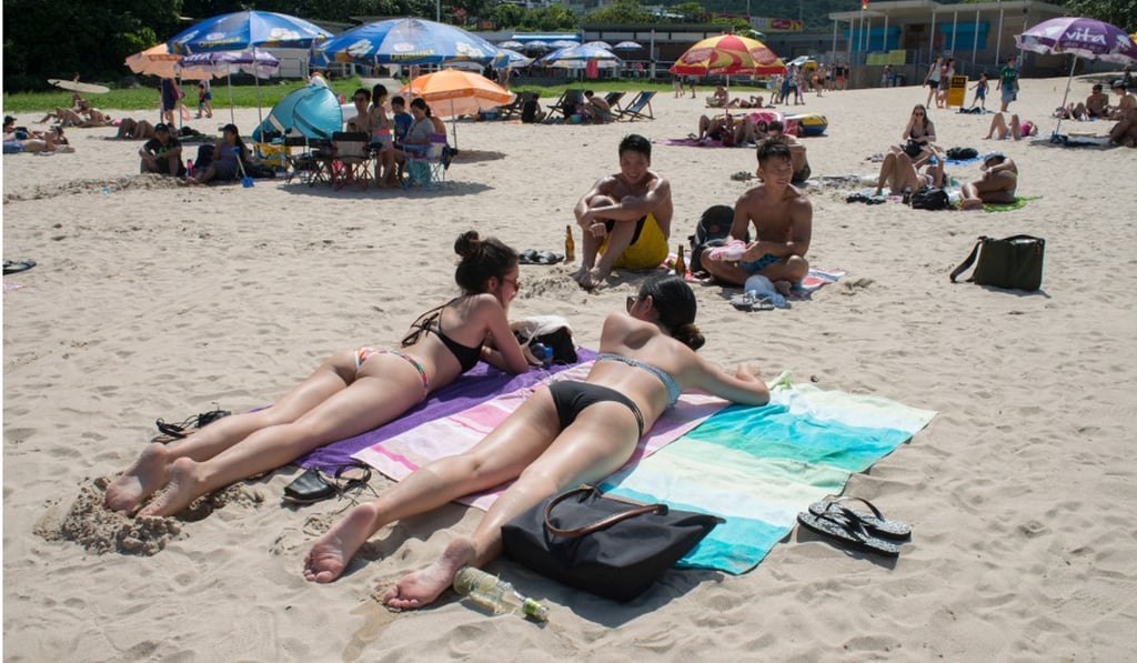 If you’re going to the beach, you should reapply sunscreen every time you get out of the water or if you have sweated off some of the product. If you’re going to the beach, you should reapply sunscreen every time you get out of the water or if you have sweated off some of the product.