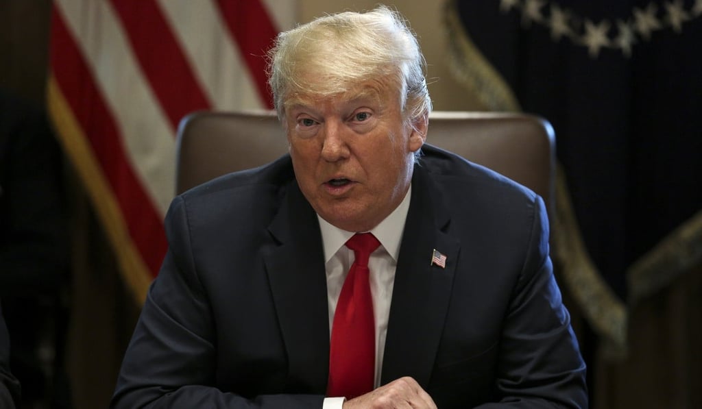 US President Donald Trump says his administration has ‘taken a very tough stand on China’. Photo: Bloomberg